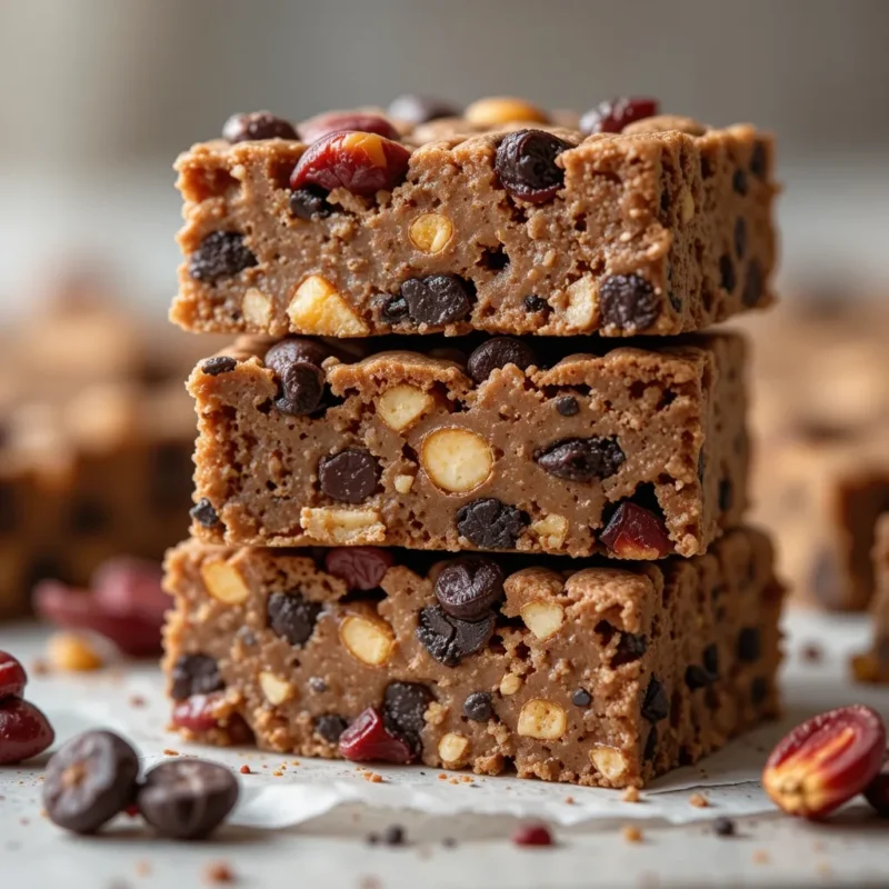 Barres Protéinées Maison : La Recette Saine, Simple & Économique ! 2 recette barre protéinée maison aux flocons d’avoine et chocolat