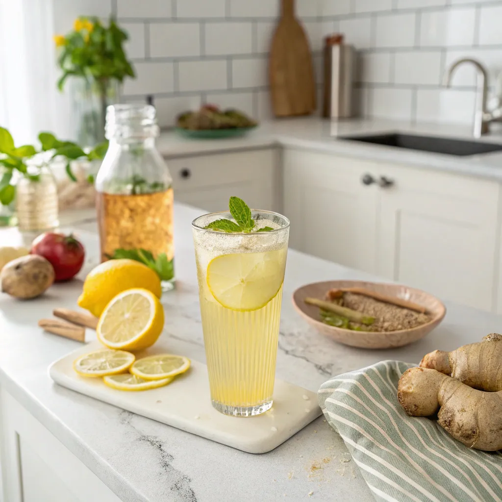 Mounjaro : L’élixir Minceur-détox Miracle 2025 3 verre de boisson detox mounjaro naturel citron gingembre