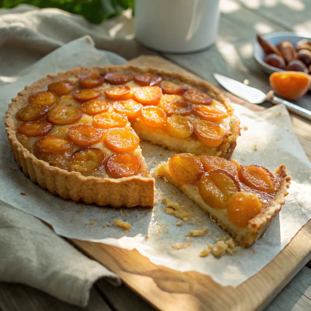 Tarte Mirabelles : 5 Secrets Puissants Pour Une Recette Inratable 6 tarte mirabelles rustique en extérieur avec lumière du matin
