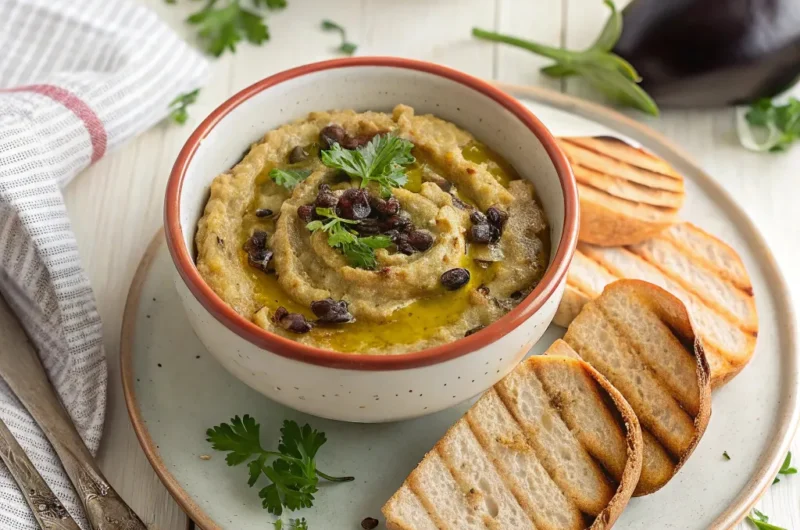 Caviar d’Aubergine Maison : une tartinade douce et ensoleillée à partager