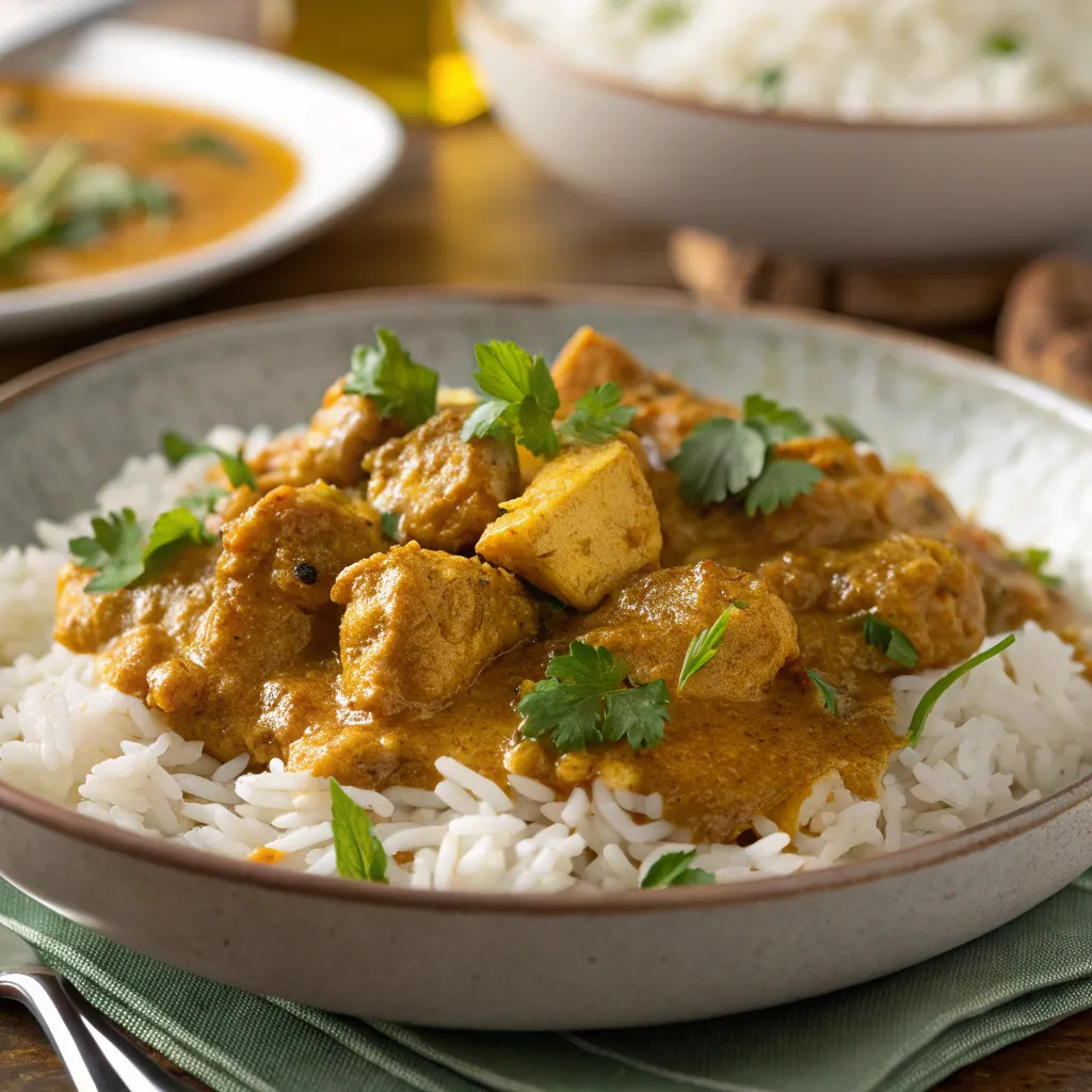 Poulet Au Curry Une Recette Simple Et Gourmande 5 Préparation de poulet au curry avec épices fraîches et herbes