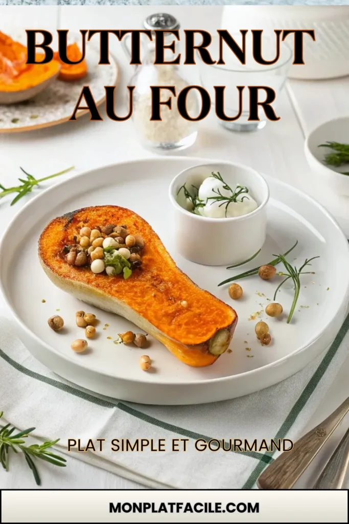 Butternut Au Four Plat Simple Aux Ingrédients Magiques 3 recette de butternut au four simple et gourmande servie en plat végétarien