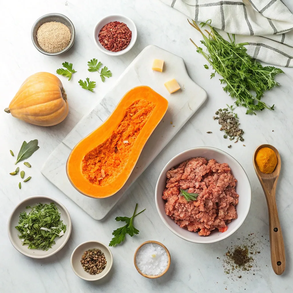 Butternut Farcie : Élégante, Simple, Savoureuse 3 ingrédients pour recette butternut farcie maison