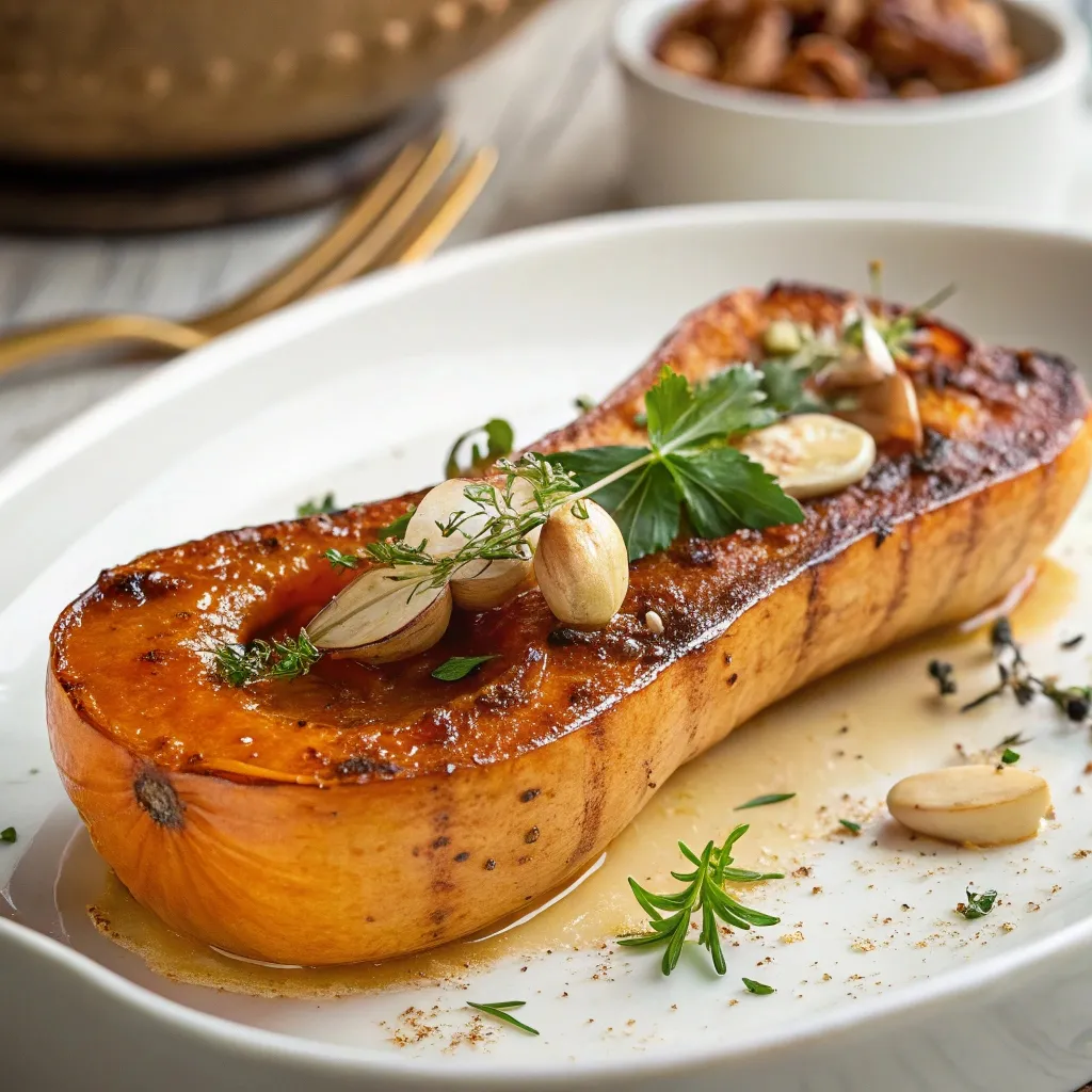 Butternut Au Four Plat Simple Aux Ingrédients Magiques 6 recette butternut au four avec miel et noix caramélisées