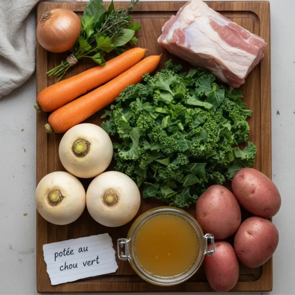 Potée au chou vert légère : recette simple, saveur max et astuces pratiques 3 Ingrédients frais pour potée au chou vert légère