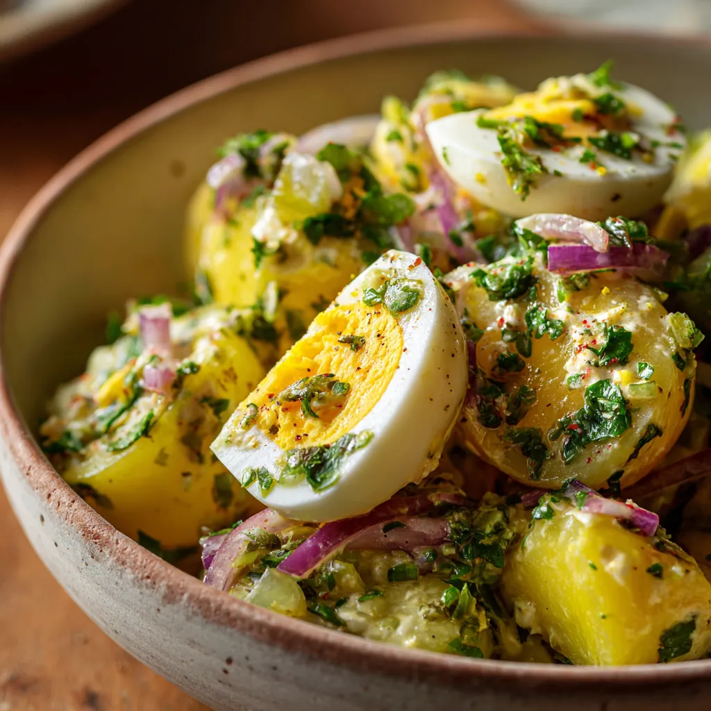 Fabuleuse Salade de Pommes de Terre: Recette Facile!