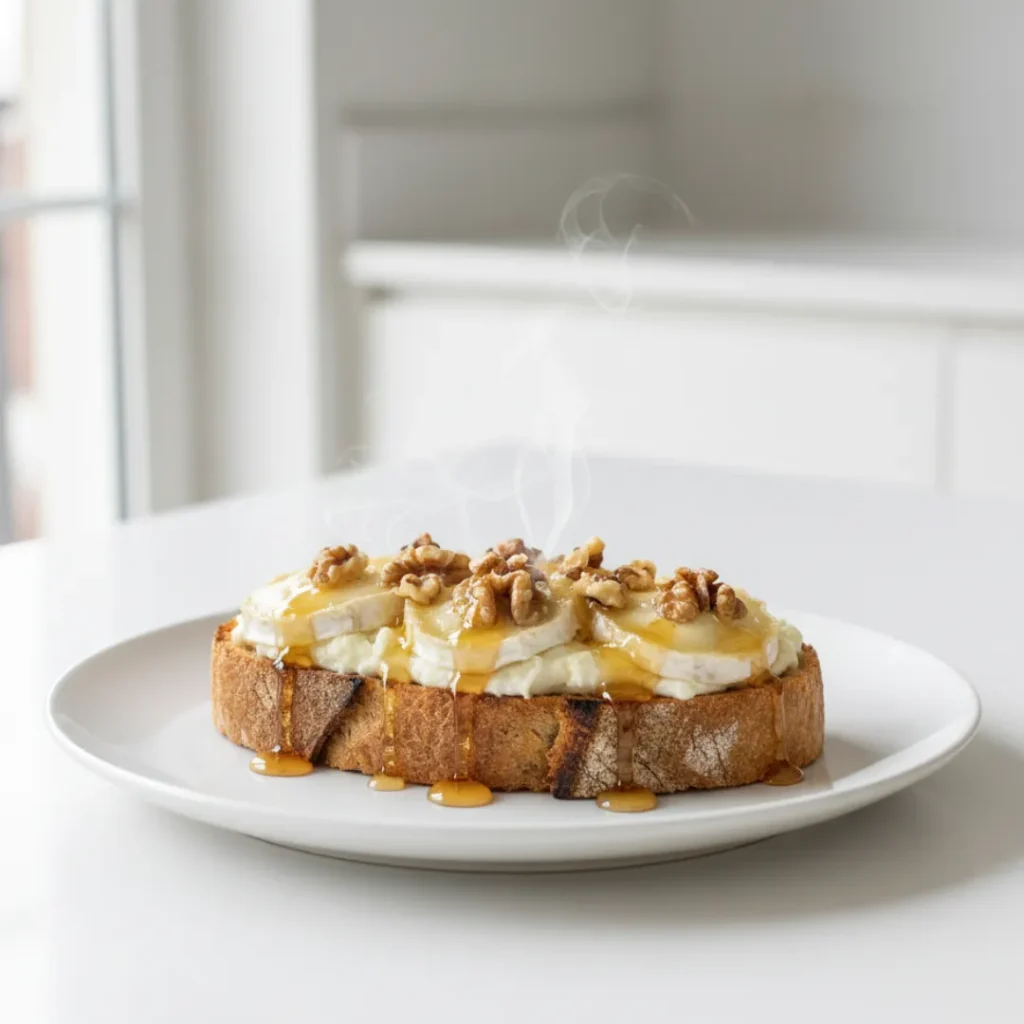 Délicieuse Tartine Chèvre Miel Noix : Recette Simple
