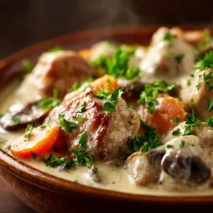 L'Ultime Blanquette De Veau Facile Et Délicieuse 5 Blanquette de veau traditionnelle servie bien chaude.