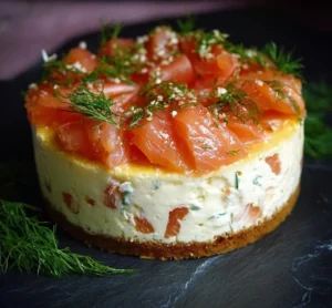 Cheesecake Au Saumon Fumé