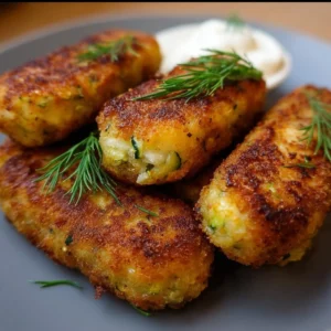 Croquettes aux courgettes et pommes de terre Croquettes aux courgettes et pommes de terre