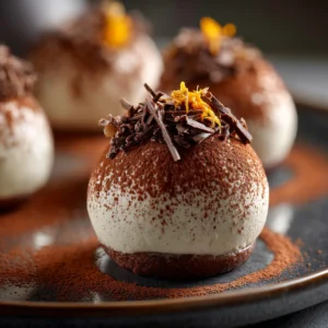 Spectaculaire Tiramisu en Sphère : Une Recette Unique 5 Tiramisu en Sphère gourmand et moderne, dessert italien.