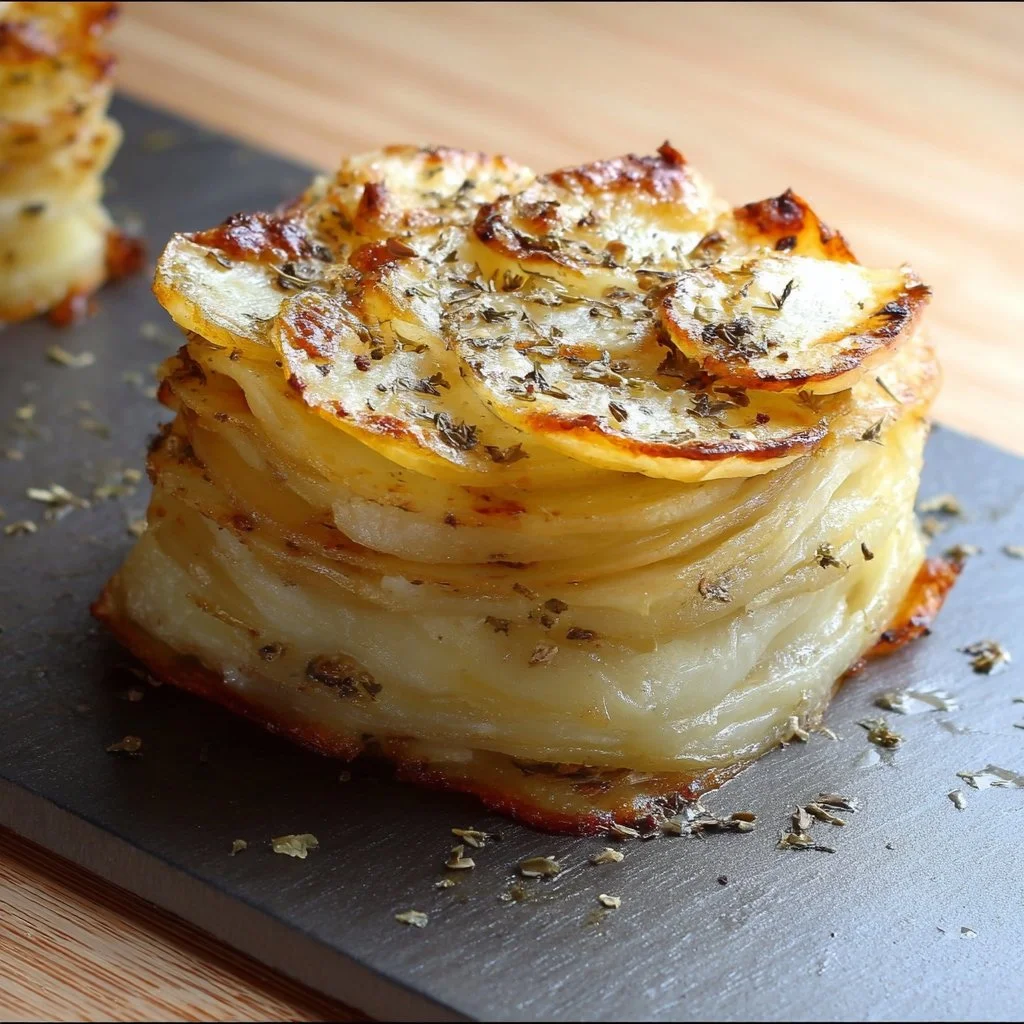 Millefeuille de pommes de terre individuels