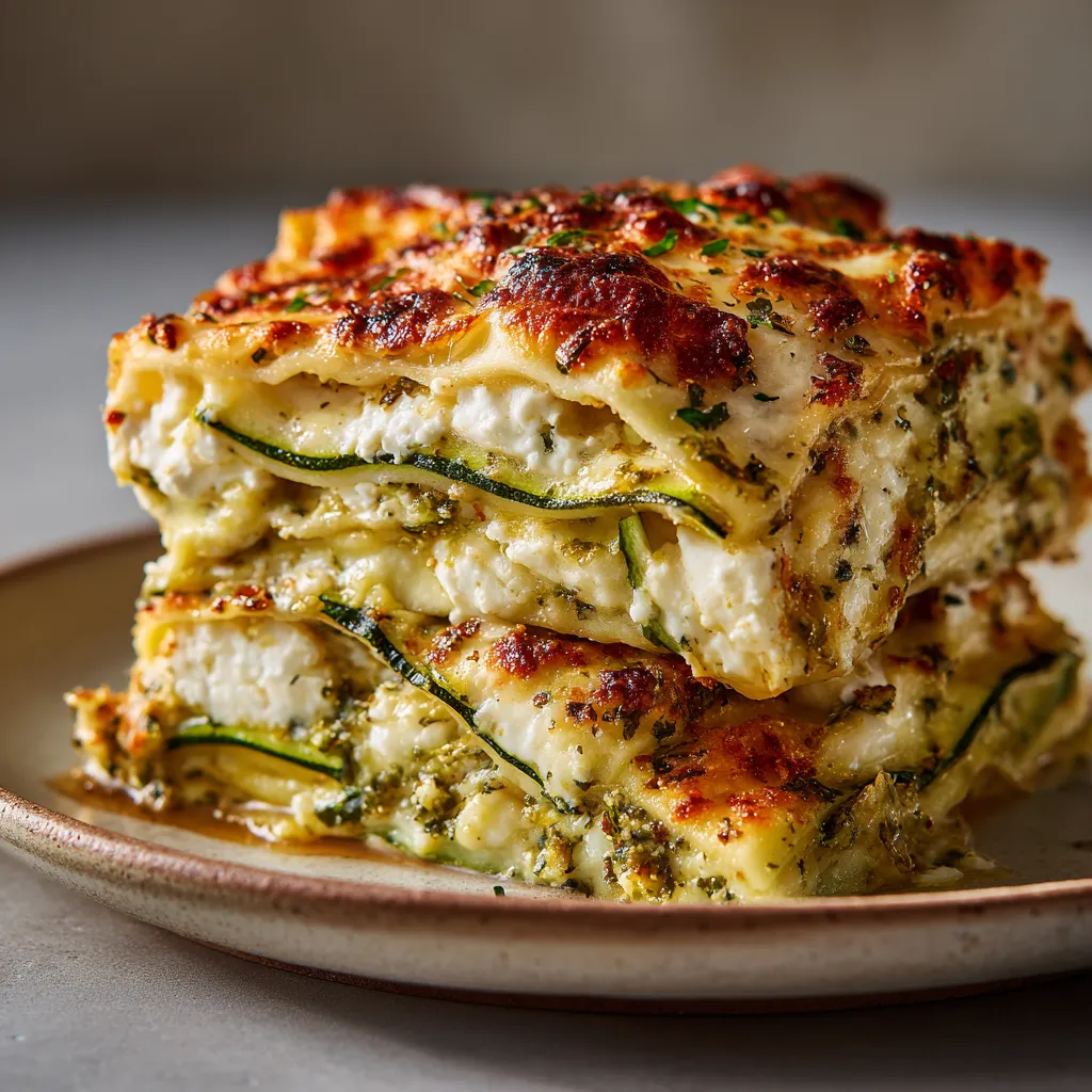 Incroyables Lasagnes Courgettes Feta Faciles