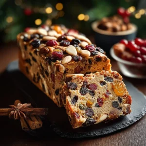 Pain d’épices aux fruits de Noël Pain d’épices aux fruits de Noël