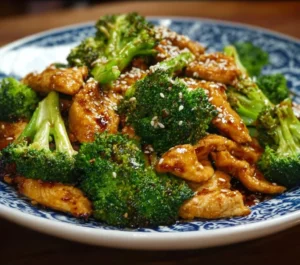 Poulet sauté au brocoli