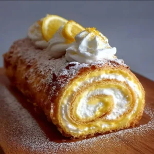 Roll Citron Meringué à la New-Yorkaise Roll Citron Meringué à la New-Yorkaise