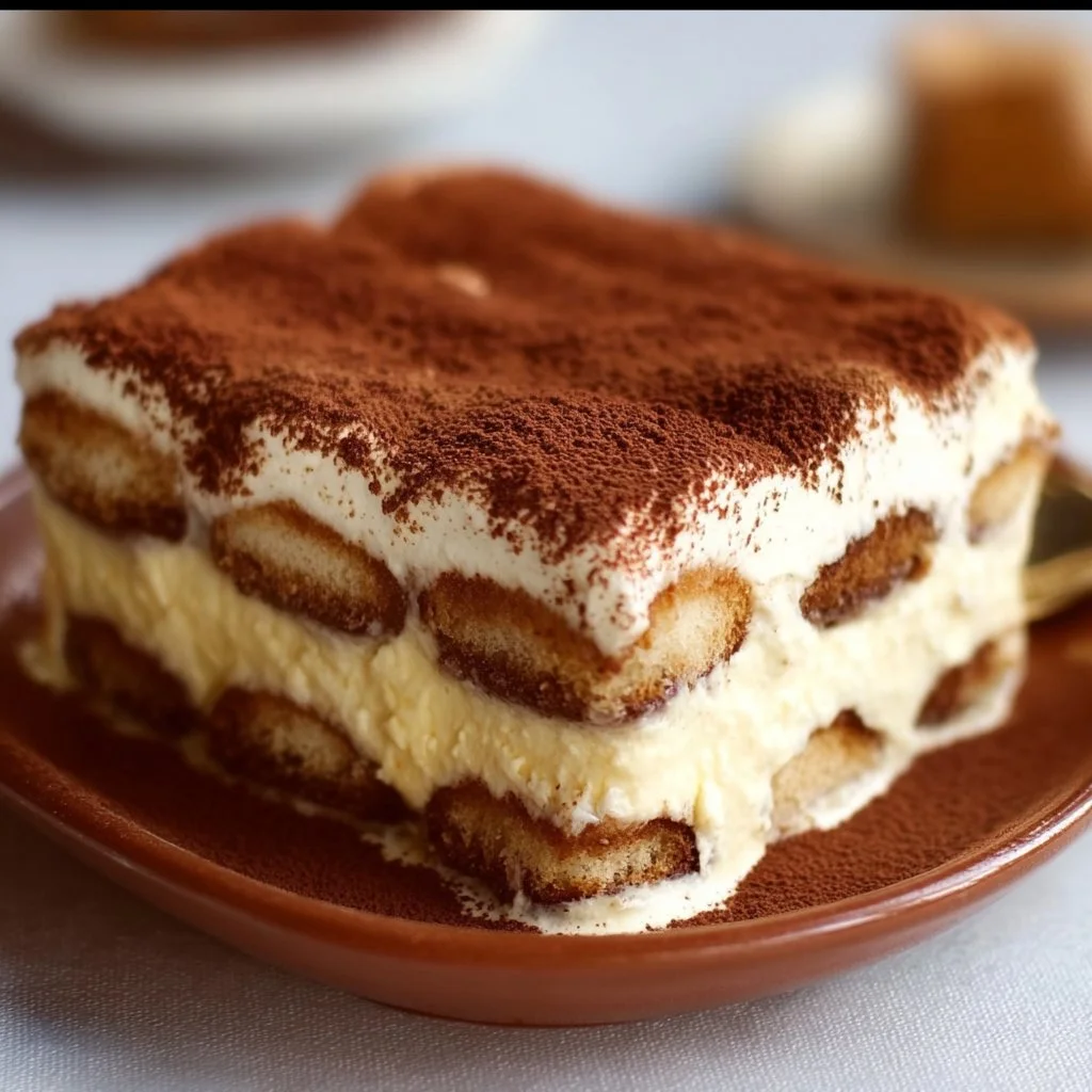 Recette traditionnelle de tiramisu italien avec café et mascarpone