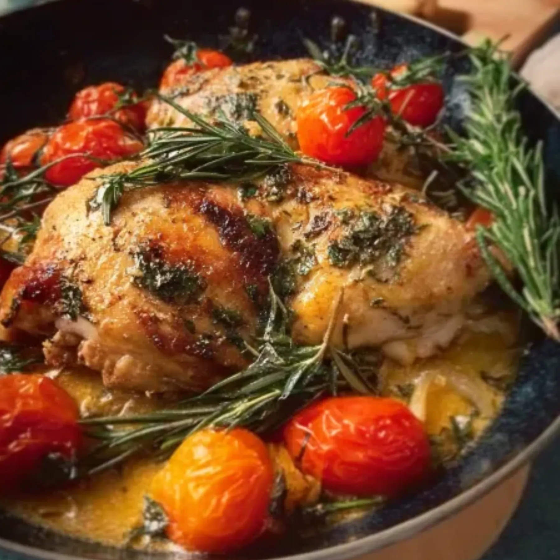 Poulet aux herbes et tomates cerises 2 1521