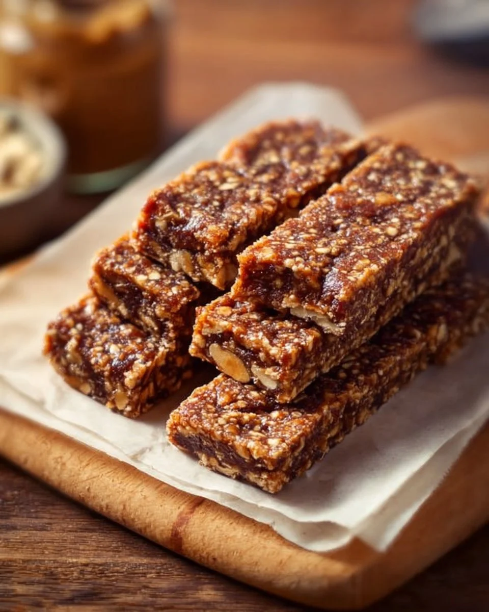 Barres énergétiques Cacahuète-Chocolat-Datte faites maison