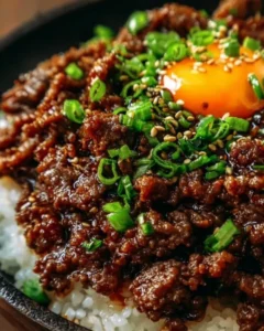 Boeuf Haché Coréen Boeuf Haché Coréen
