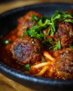 Boulettes de boeuf à la sauce tomate Boulettes de boeuf à la sauce tomate