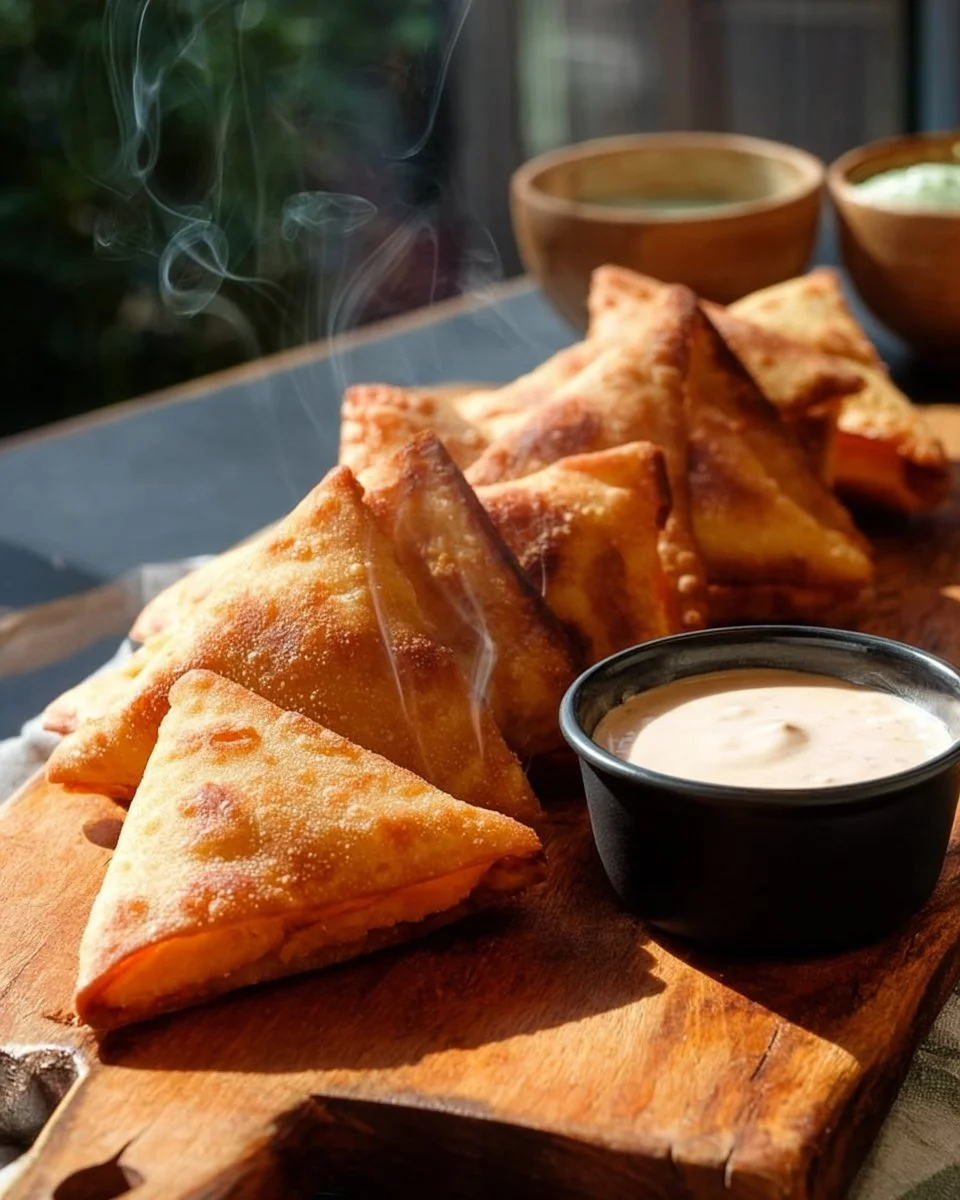 Bricks à la patate douce et comté, croustillantes et savoureuses