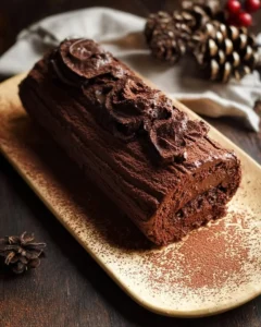 Bûche au chocolat