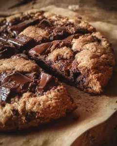Cookie géant au chocolat