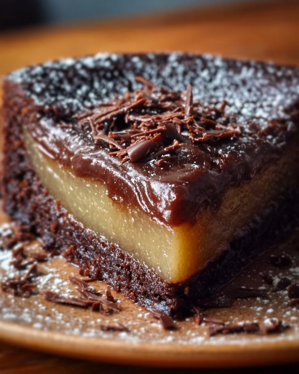 Crousti-Fondant Chocolate-Pear Cake à la poire et chocolat