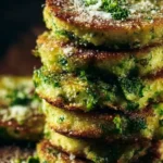 Recette délicieuse de galettes de brocoli faites maison.