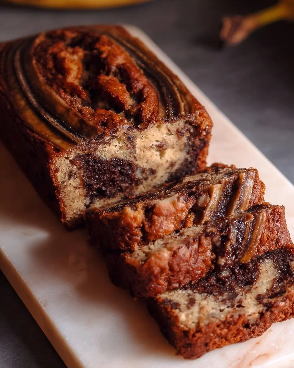 Gâteau banane chocolat moelleux et savoureux, idéal pour le dessert