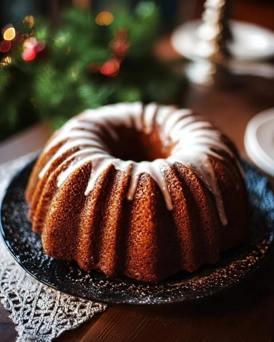 Gâteau Bundt Pain d'Épices riche en épices et saveurs