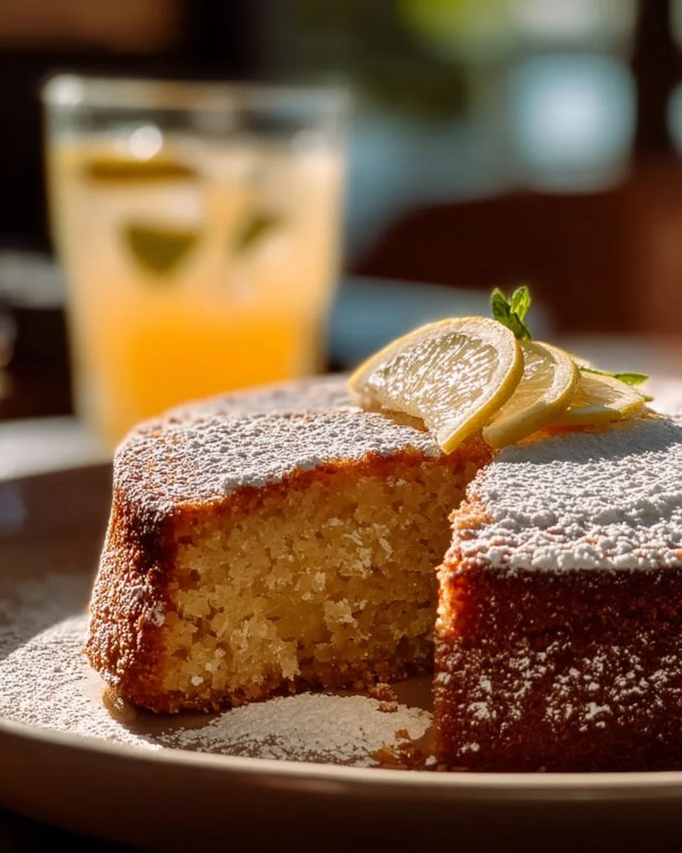 Gâteau de semoule à la noix de coco et au citron, un dessert savoureux et moelleux
