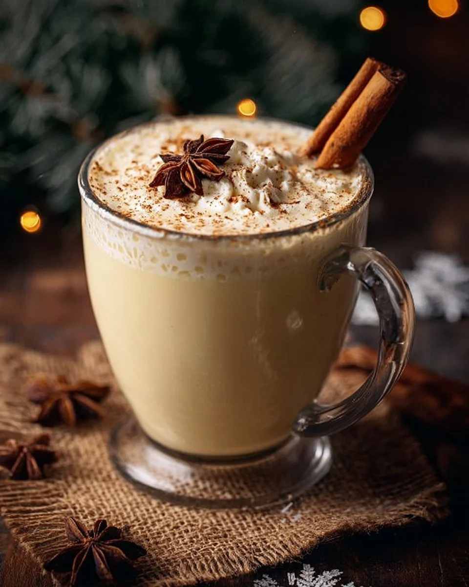 Recette traditionnelle de lait de poule pour les fêtes.