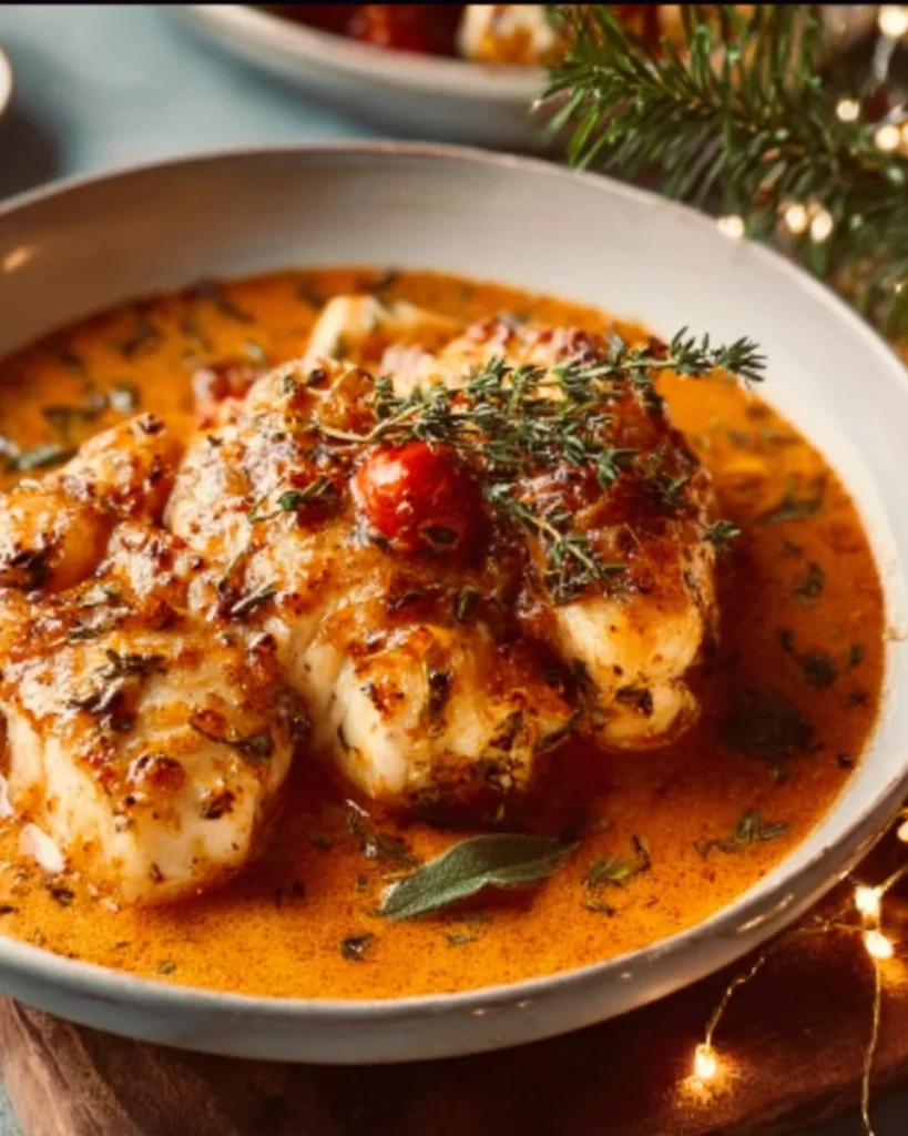 Lotte à l’Armoricaine de Noël