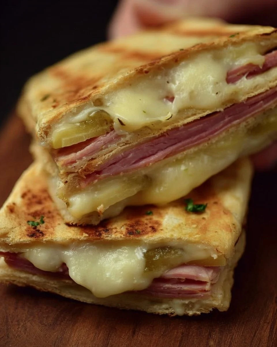 Panini Raclette savoureux avec fromage fondu et pain croustillant