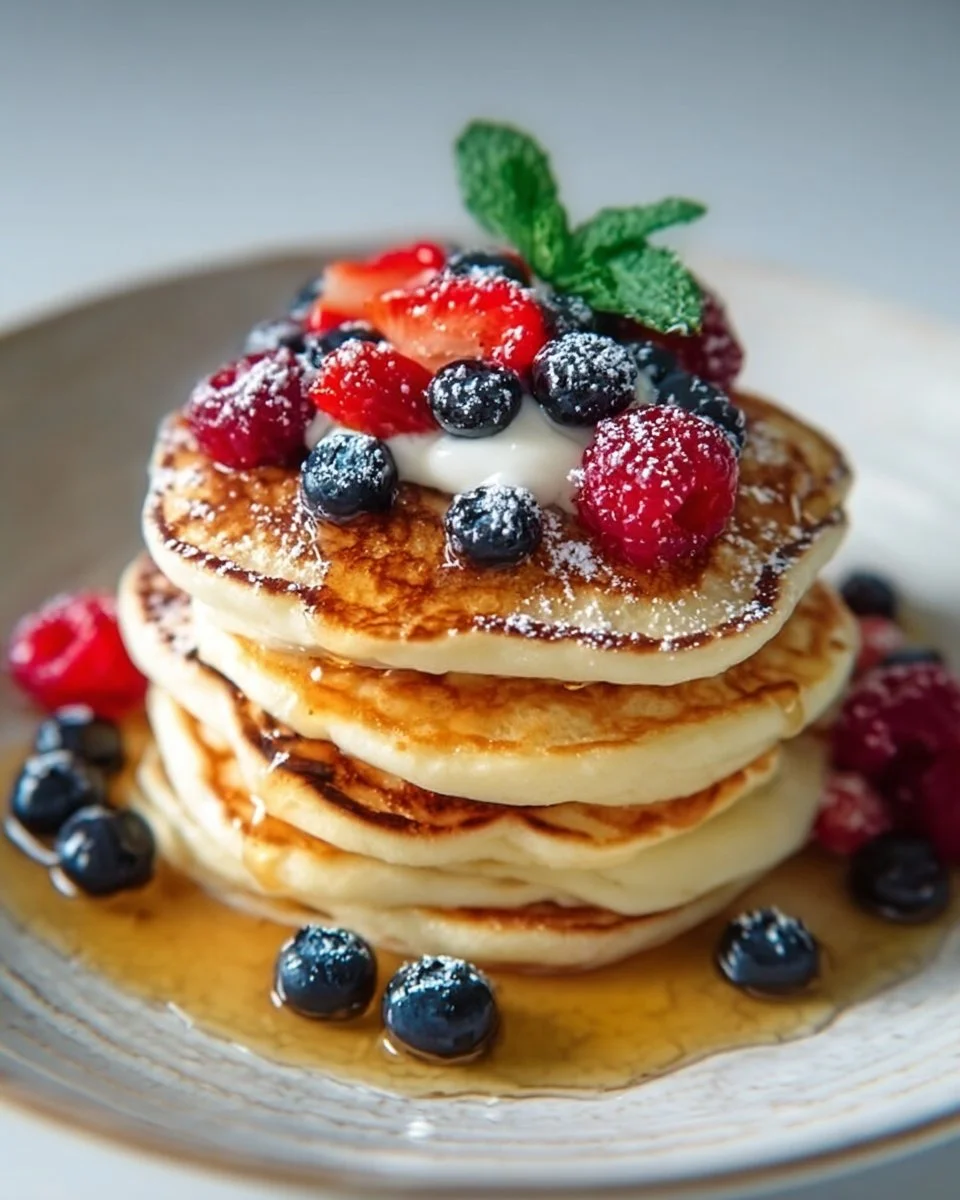 Recette de pancakes yaourt parfaite avec 5 secrets pour des pancakes moelleux