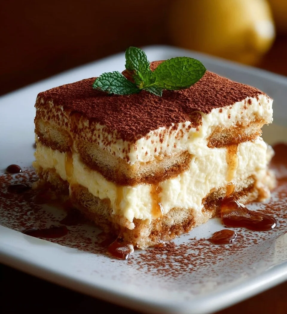 Tiramisu Moelleux au Citron, un dessert crémeux et rafraîchissant