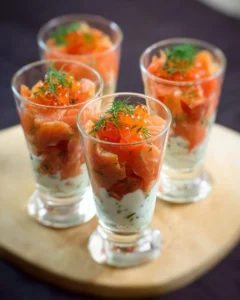 Verrine de Saumon Fumé Verrine de Saumon Fumé