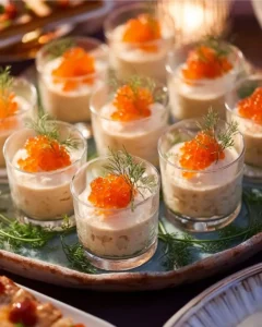 Verrines de Saumon Fumé