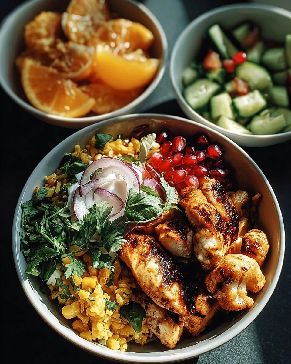 Bol de repas méditerranéens coloré et nutritif avec ingrédients frais