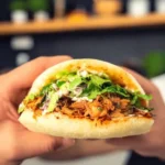 Broche de kebab maison grillée avec des légumes frais