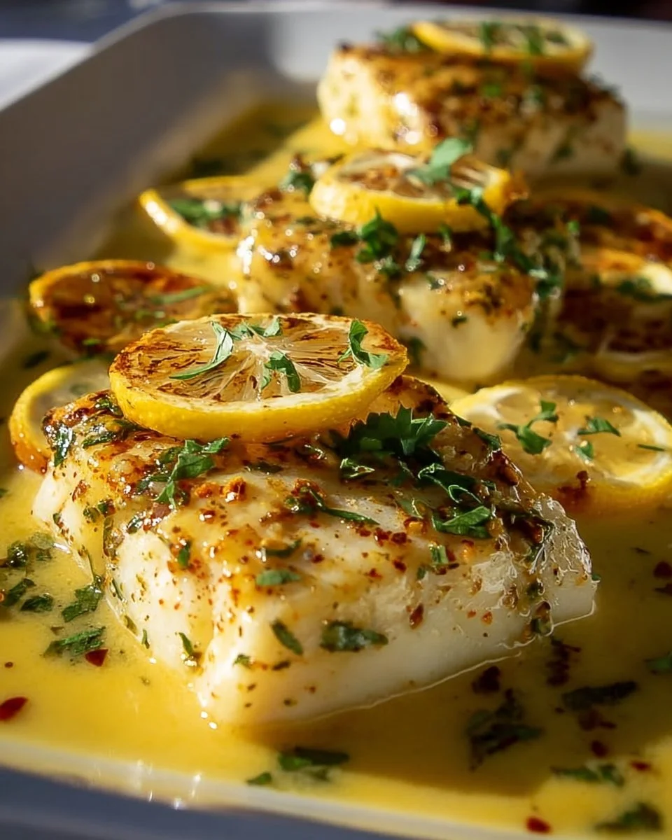 Cabillaud moutarde au poisson au four, un plat savoureux et facile à réaliser.