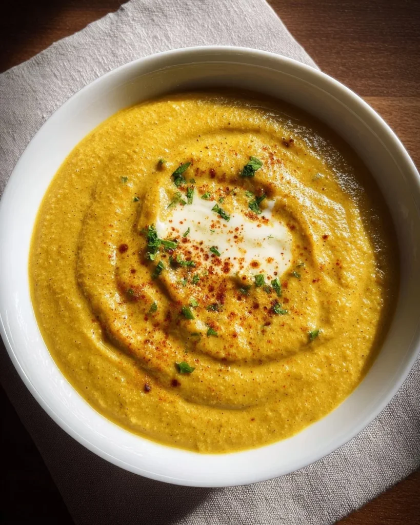 Crème de curry pois chiches