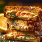 Croque Saumon Fumé - Un délicieux sandwich au saumon pour un repas savoureux.