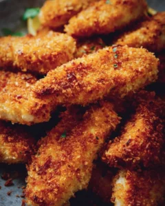 Filets de poulet croustillants