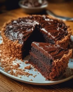 Gâteau au Chocolat Croustillant : Une douceur irrésistible à savourer