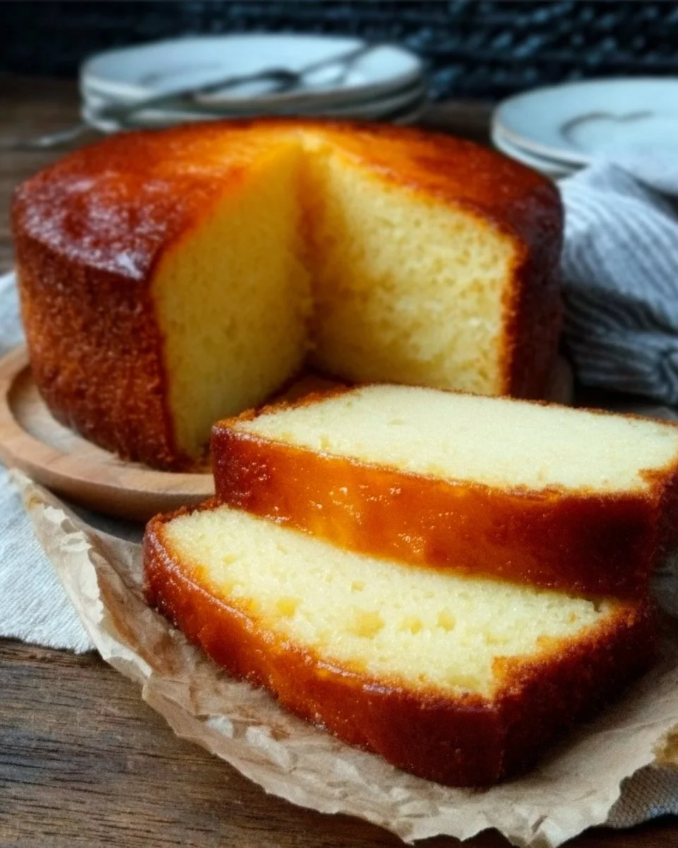 Gâteau au Yaourt Ultra Moelleux frais avec une texture légère et aérienne