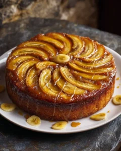 Gâteau Renversé Banane Caramélisée Gâteau Renversé Banane Caramélisée
