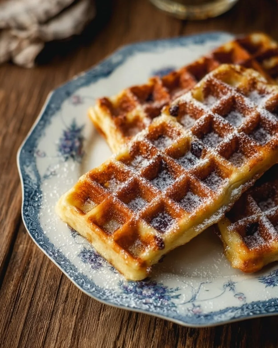 Recette de gaufres moelleuses aux pépites de chocolat